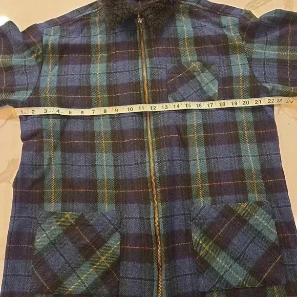 VTG Carol Anderson Womens Wool Relaxed Fit Collared Jacket Green Size Medium - Picture 10 of 11